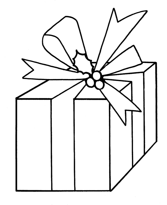 Learn to Draw a Festive Christmas Present and Get a Coloring Page