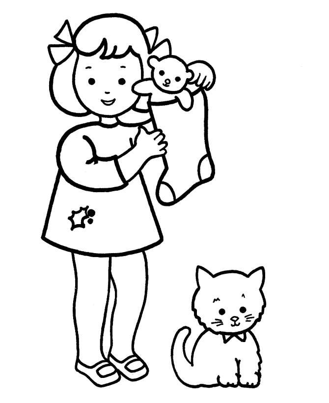 Christmas Presents coloring page