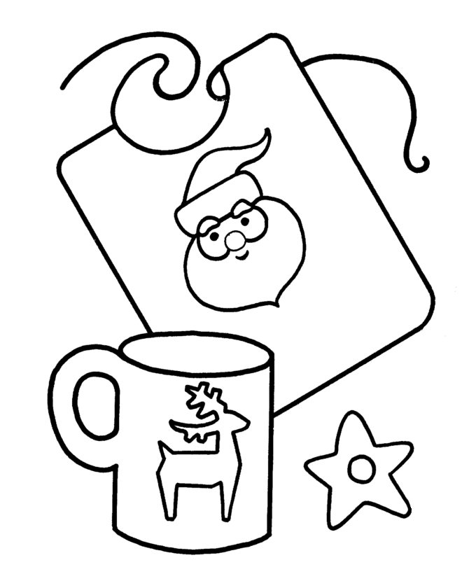 Christmas Presents coloring page