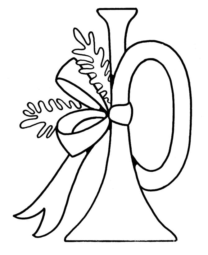learning-years-christmas-coloring-pages-christmas-horn-christmas