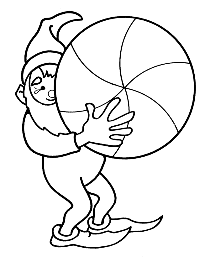 Christmas coloring page