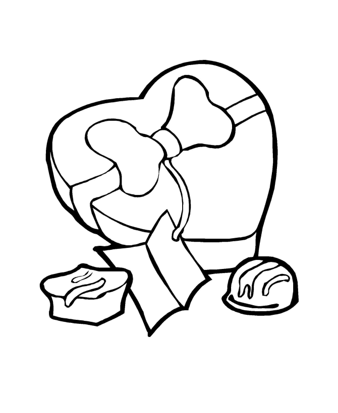 valentine candy coloring pages - photo #20