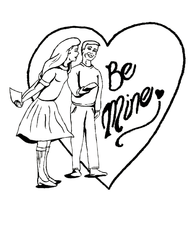 valentine coloring pages for boys - photo #13