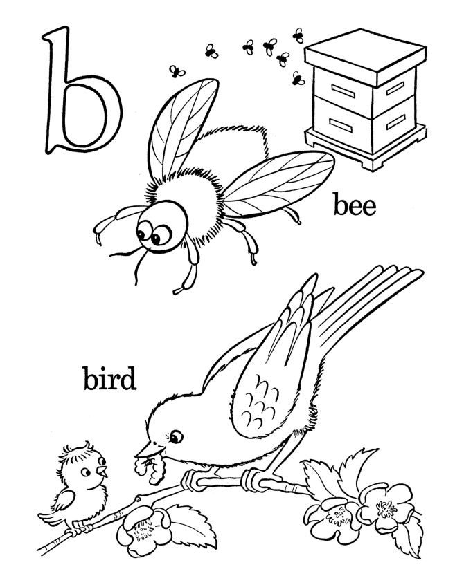 abc coloring pages sheets for adjustable beds - photo #11