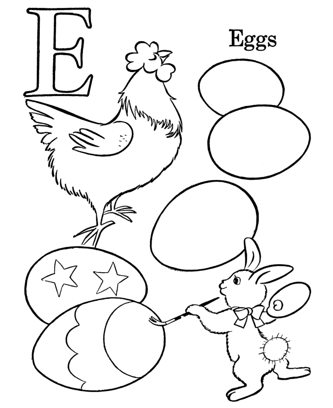 abc 123 coloring pages preschool - photo #15