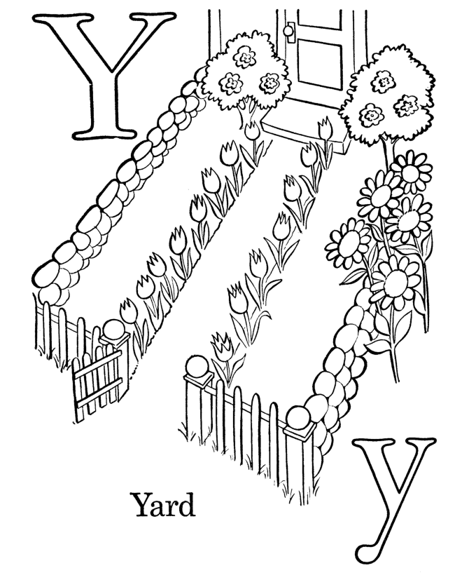 yard work coloring pages - photo #21