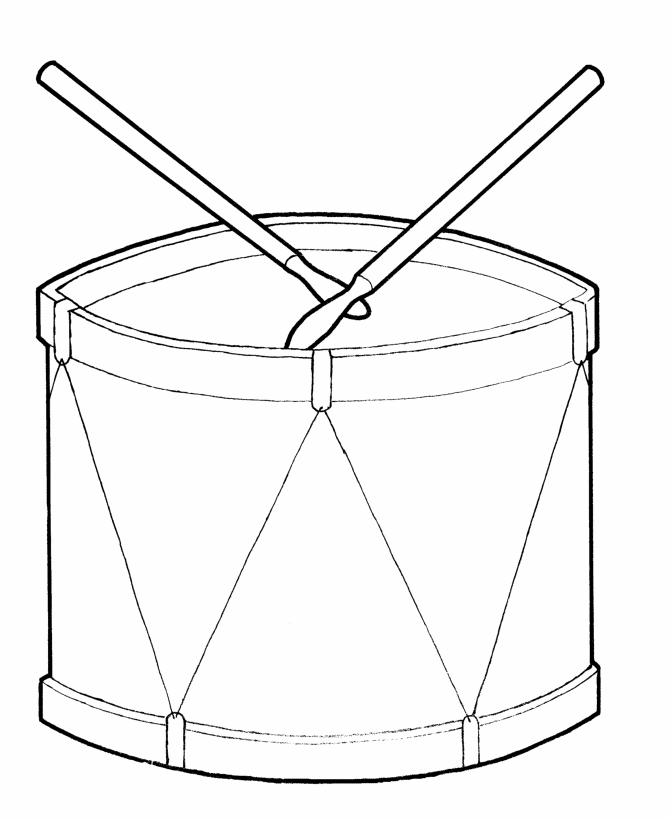 drum sticks coloring page