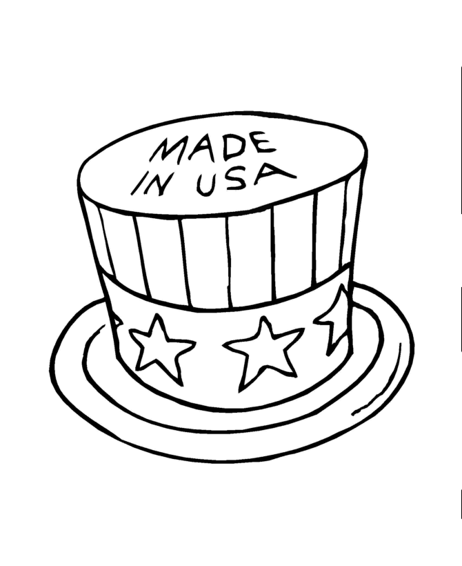 Red White And Blue Coloring Pages